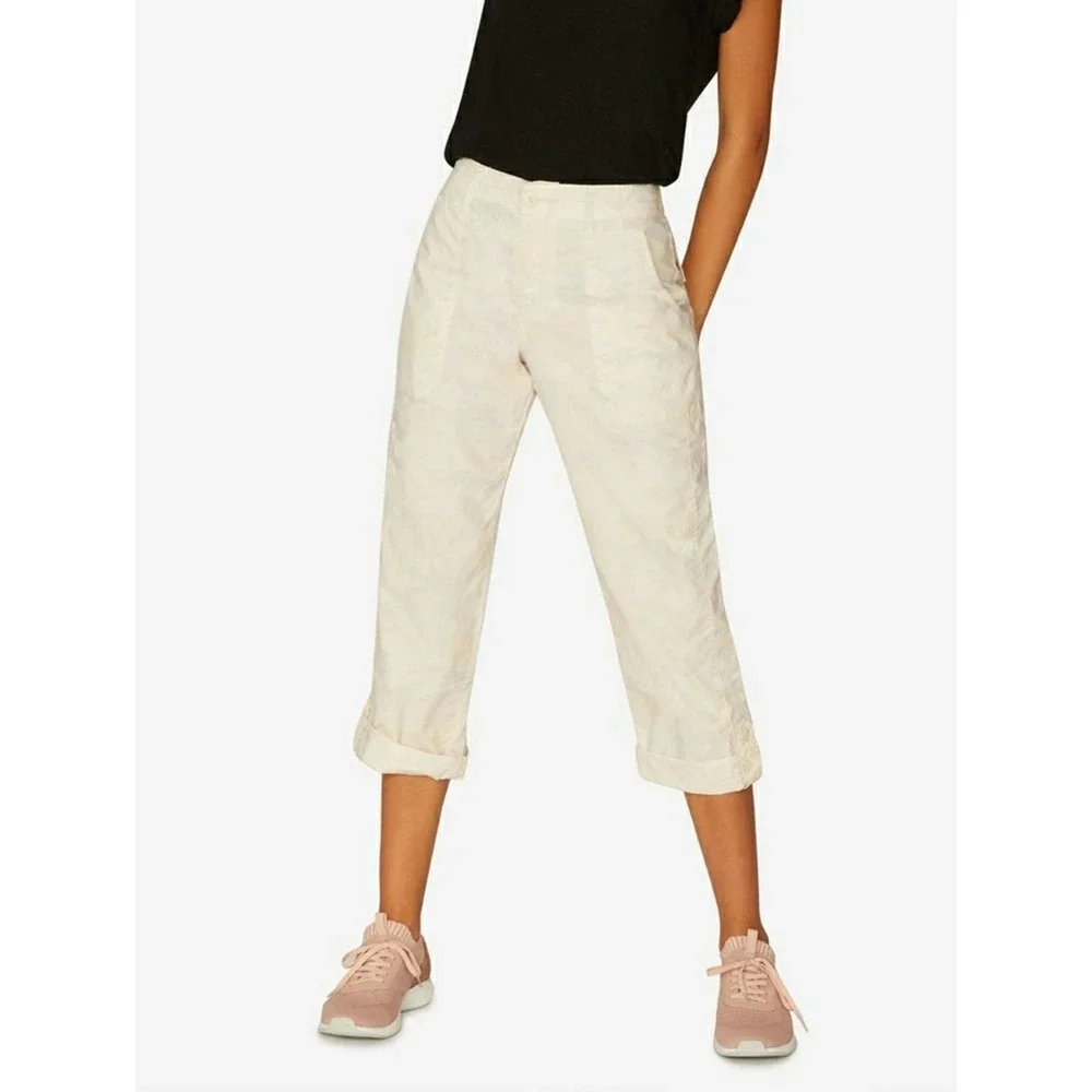 Sanctuary NWT Explorer Crop Utility Pant Charming Camo Womens Size 24
